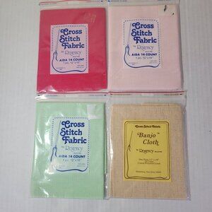 Cross Stitch Fabric by Regency 100% Cotton & Cross Stitch Banjo Cloth